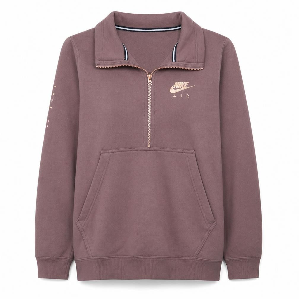 Womens UK Size L Nike Brown Pullover Sweatshirt