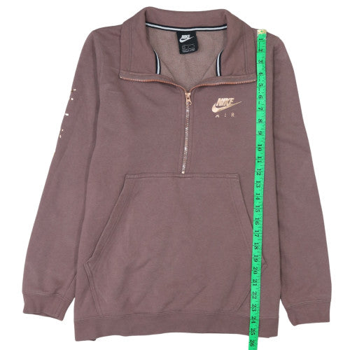 Womens UK Size L Nike Brown Pullover Sweatshirt