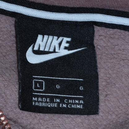 Womens UK Size L Nike Brown Pullover Sweatshirt