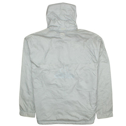 Mens UK Size L adidas Beige Windbreaker Coat