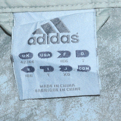 Mens UK Size L adidas Beige Windbreaker Coat