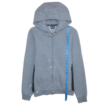 Mens UK Size S Emporio Armani Ea7 Grey Full Zip Hoodie