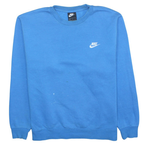 Mens UK Size L Nike Blue Pullover Sweatshirt