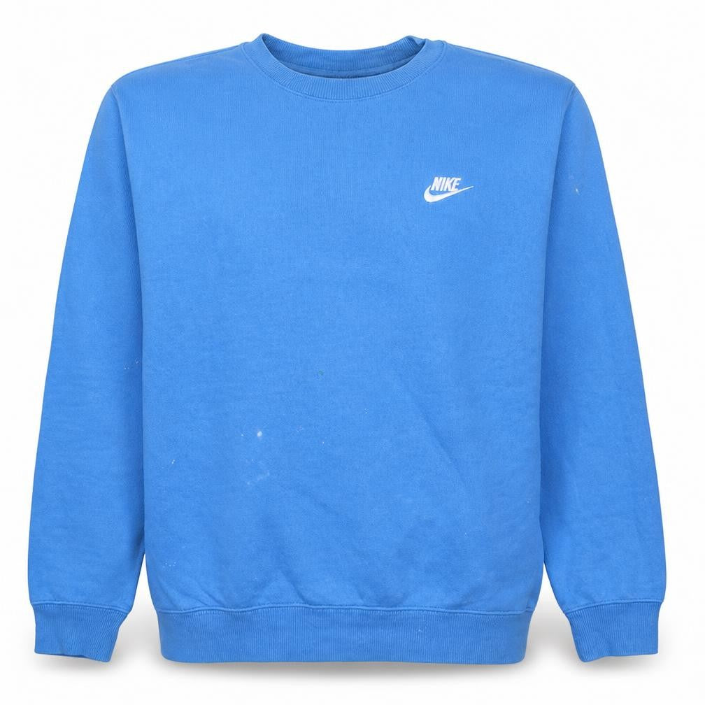 Mens UK Size L Nike Blue Pullover Sweatshirt