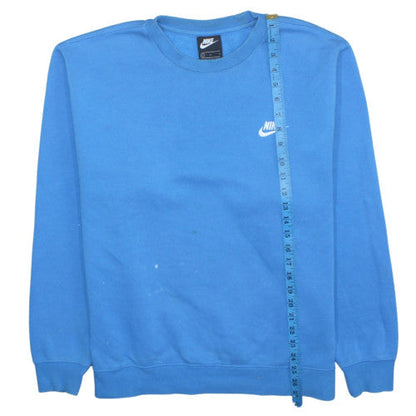 Mens UK Size L Nike Blue Pullover Sweatshirt