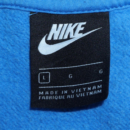 Mens UK Size L Nike Blue Pullover Sweatshirt