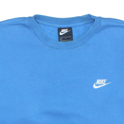 Mens UK Size L Nike Blue Pullover Sweatshirt