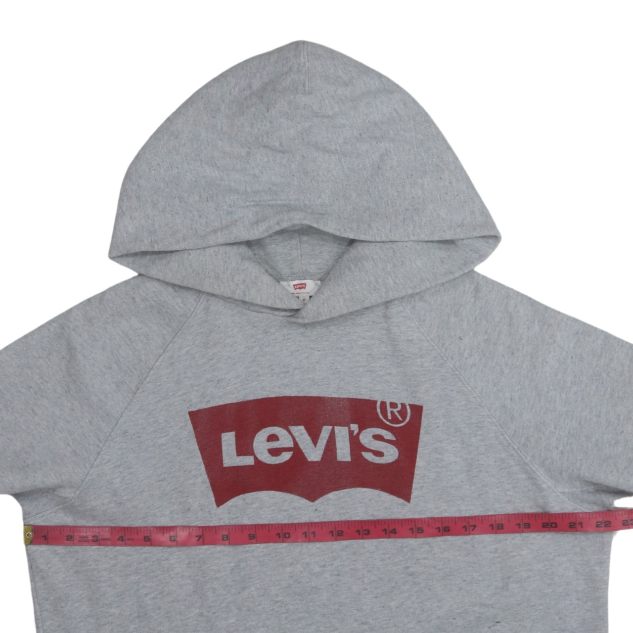 Mens UK Size M Levi's Grey Pullover Hoodie