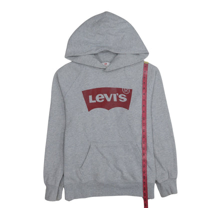 Mens UK Size M Levi's Grey Pullover Hoodie