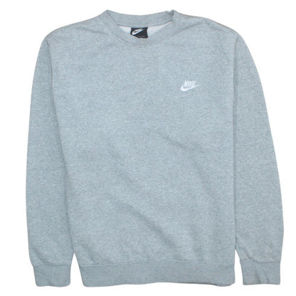 Mens UK Size L Nike Grey Pullover Sweatshirt