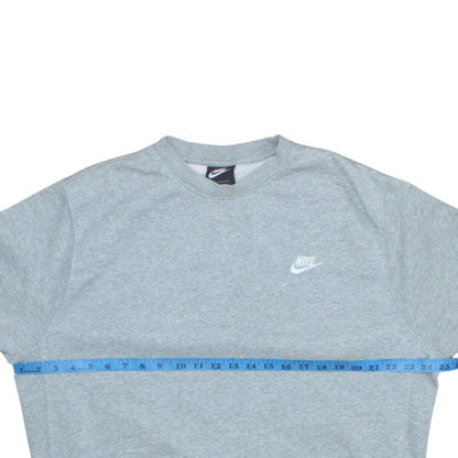 Mens UK Size L Nike Grey Pullover Sweatshirt