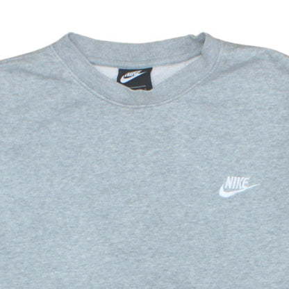 Mens UK Size L Nike Grey Pullover Sweatshirt