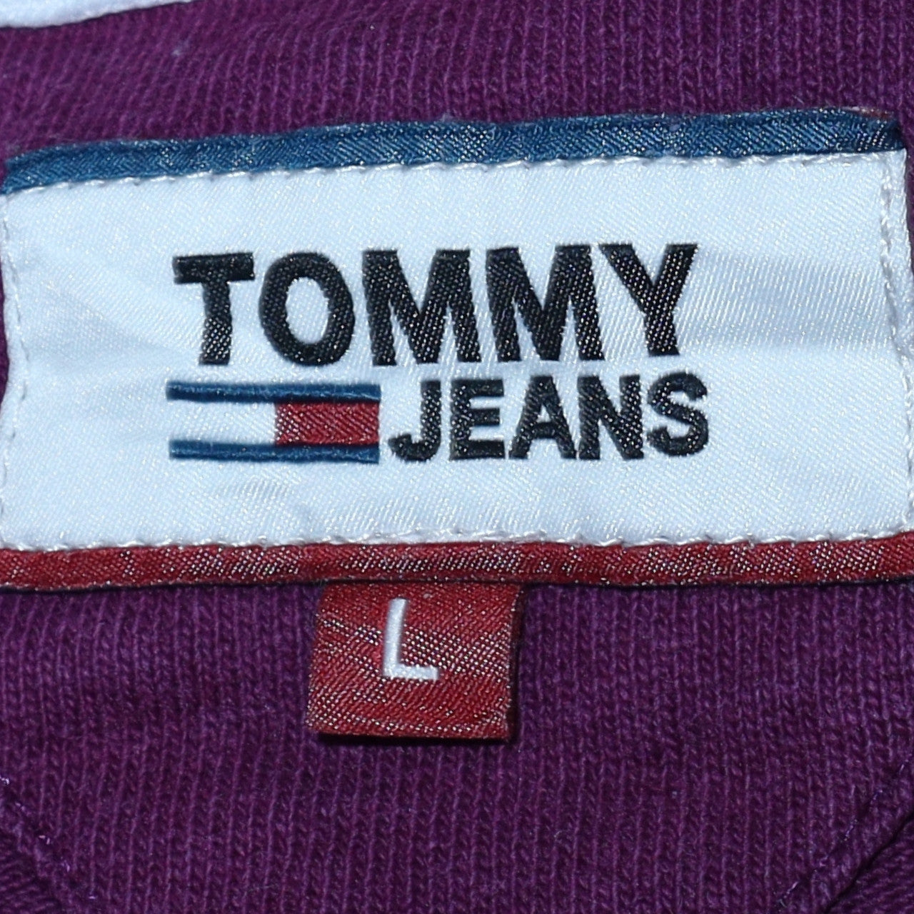 Mens UK Size L Tommy Jeans Purple  T-Shirt