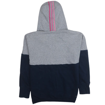 Womens UK Size 14 adidas Grey Full Zip Hoodie