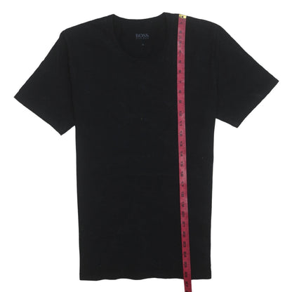 Mens UK Size M HUGO BOSS Black  T-Shirt