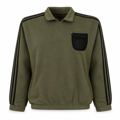Womens UK Size 10 adidas Green Pullover Sweatshirt