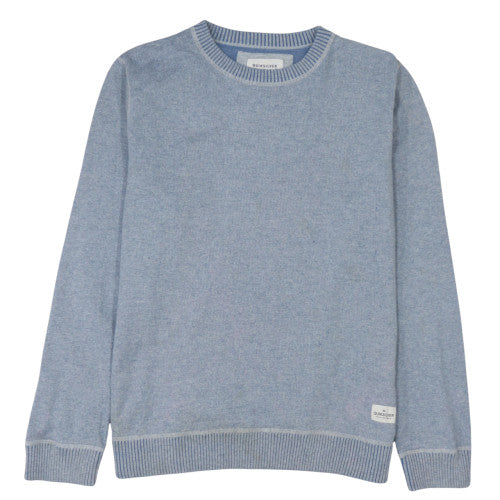 Mens UK Size L Quiksilver Blue Pullover Jumper