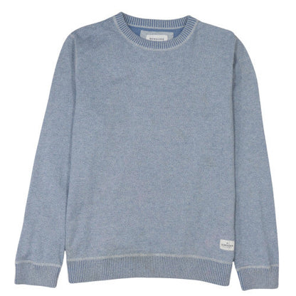 Mens UK Size L Quiksilver Blue Pullover Jumper