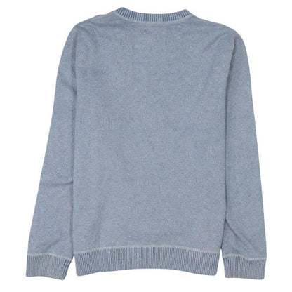Mens UK Size L Quiksilver Blue Pullover Jumper