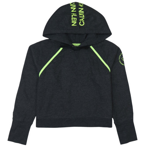 Womens UK Size M Calvin Klein Black Pullover Hoodie