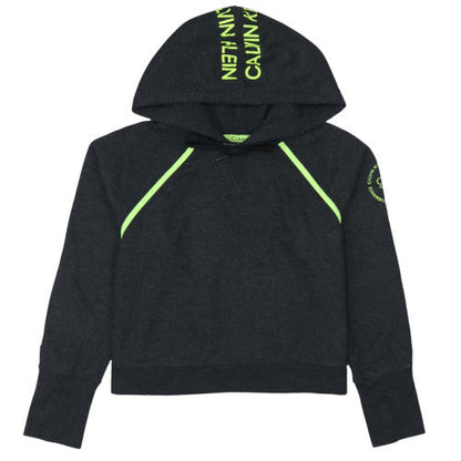 Womens UK Size M Calvin Klein Black Pullover Hoodie