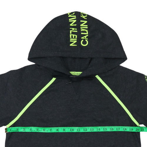 Womens UK Size M Calvin Klein Black Pullover Hoodie