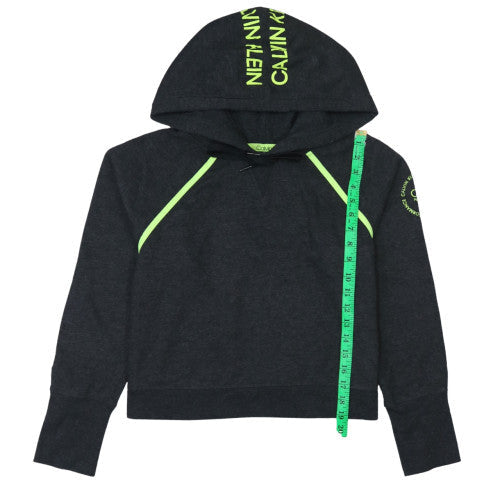 Womens UK Size M Calvin Klein Black Pullover Hoodie