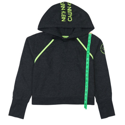 Womens UK Size M Calvin Klein Black Pullover Hoodie