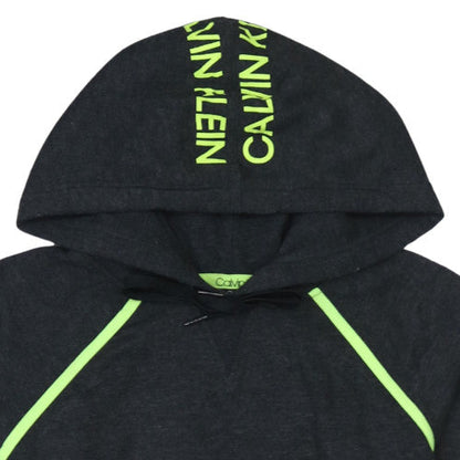 Womens UK Size M Calvin Klein Black Pullover Hoodie