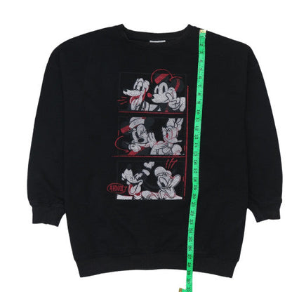 Womens UK Size L Disney Black Pullover Sweatshirt