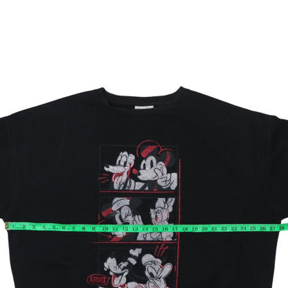 Womens UK Size L Disney Black Pullover Sweatshirt