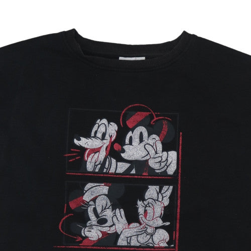 Womens UK Size L Disney Black Pullover Sweatshirt