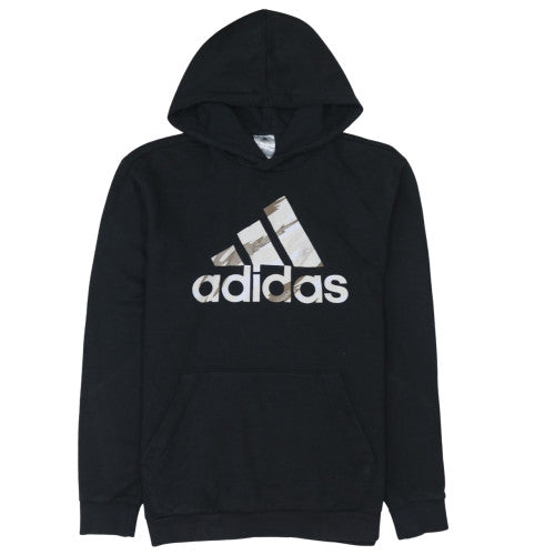 Mens UK Size S adidas Black Pullover Hoodie
