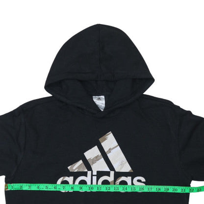Mens UK Size S adidas Black Pullover Hoodie