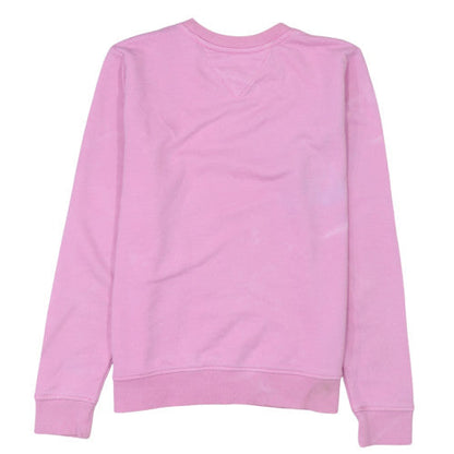 Womens UK Size S Tommy Jeans Pink Pullover Sweatshirt