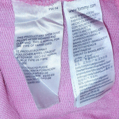Womens UK Size S Tommy Jeans Pink Pullover Sweatshirt