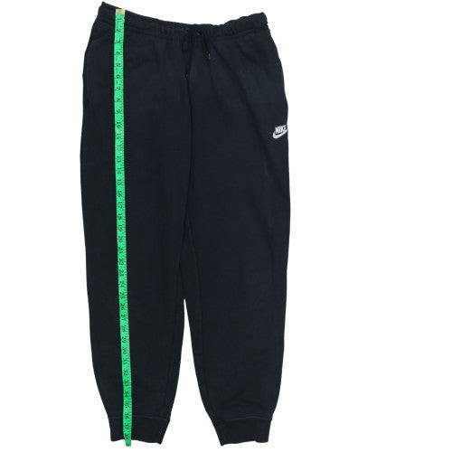 Mens UK Size L Nike Regular Fit Sweatpants Black Trousers