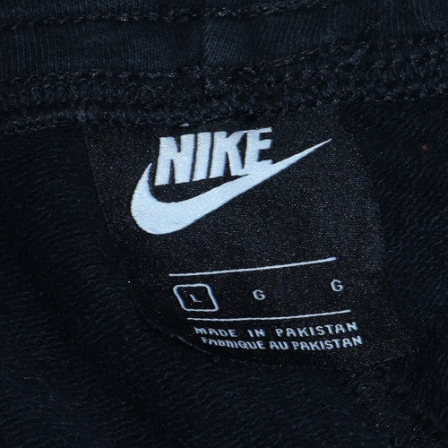 Mens UK Size L Nike Regular Fit Sweatpants Black Trousers