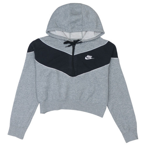 Womens UK Size M Nike Grey Pullover Hoodie
