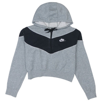 Womens UK Size M Nike Grey Pullover Hoodie