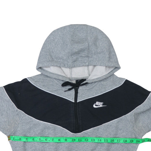 Womens UK Size M Nike Grey Pullover Hoodie