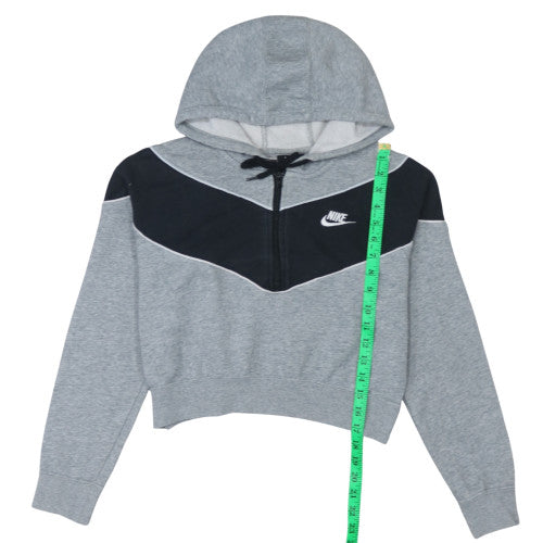 Womens UK Size M Nike Grey Pullover Hoodie