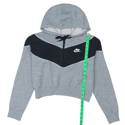 Womens UK Size M Nike Grey Pullover Hoodie