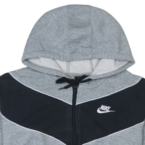 Womens UK Size M Nike Grey Pullover Hoodie