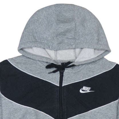Womens UK Size M Nike Grey Pullover Hoodie