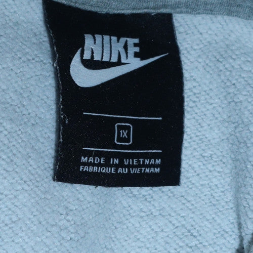 Womens UK Size 1X Nike Grey Pullover Sweatshirt