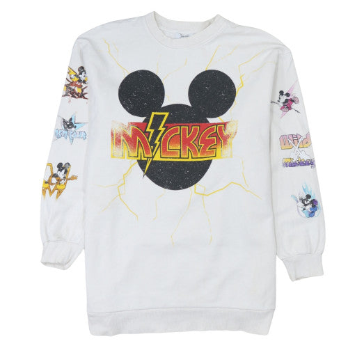 Womens UK Size XS Bershka White Pullover Sweatshirt