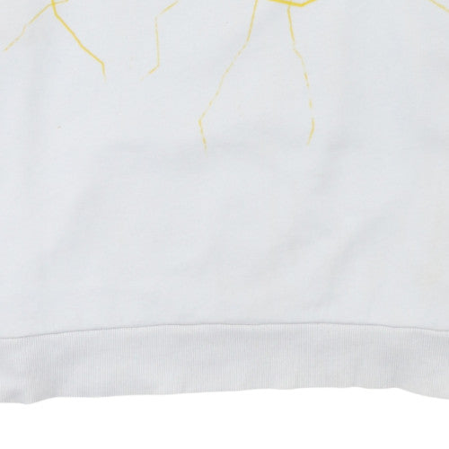 Womens UK Size XS Bershka White Pullover Sweatshirt