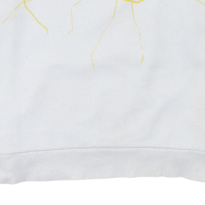 Womens UK Size XS Bershka White Pullover Sweatshirt
