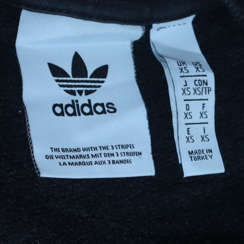 Womens UK Size XS adidas Black Pullover Sweatshirt